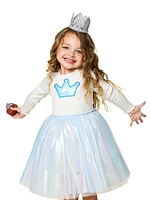 Baby Girl's, Little Girl's & Crown-Embellished Iridescent Tutu Dress