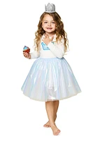 Baby Girl's, Little Girl's & Crown-Embellished Iridescent Tutu Dress