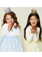 Baby Girl's, Little Girl's & Crown-Embellished Iridescent Tutu Dress