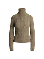 Cashmere Funnel-Neck Sweater