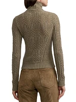 Cashmere Funnel-Neck Sweater