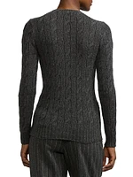 Cashmere Cable-Knit Sweater