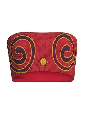 Odessa Abstract Bandeau Top