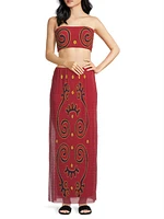 Odessa Abstract Bandeau Top