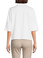 Bernardina Cotton Short-Sleeve Shirt