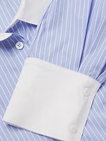 Caris Striped Cotton Shirt