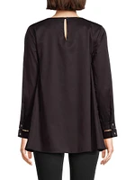 Isolde Cotton A-Line Blouse