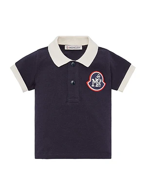 Baby Boy's & Little Logo Cotton-Blend Polo Shirt