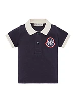 Baby Boy's & Little Logo Cotton-Blend Polo Shirt