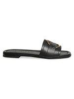 Bell Leather Slides