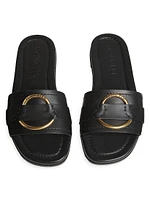 Bell Leather Slides