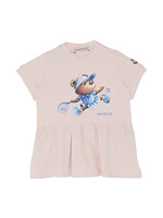 Baby Girl's & Little Tennis Bear T-Shirt Dress