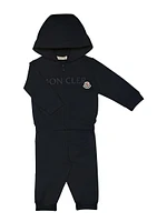 Baby Boy's & Little Logo Hoodie Joggers Sweatsuit