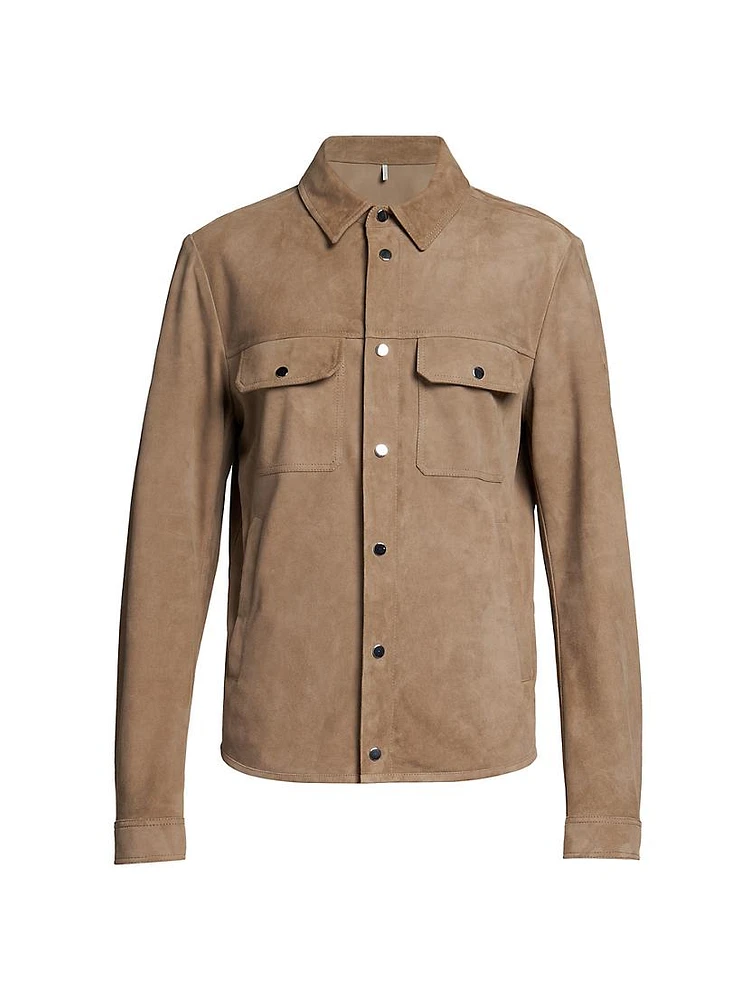 Corborant Suede Shirt Jacket