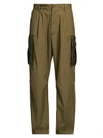 Stretch Cotton Cargo Pants