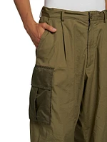 Stretch Cotton Cargo Pants