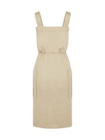 Saharienne Dress in Cotton Gabardine