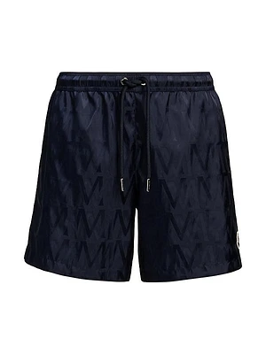 Monogram Drawstring Swim Shorts