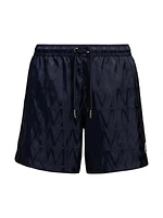 Monogram Drawstring Swim Shorts