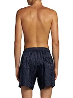 Monogram Drawstring Swim Shorts