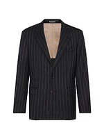 Super 150s Virgin Wool Wide Stripe Batavia Blazer