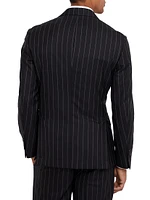 Super 150s Virgin Wool Wide Stripe Batavia Blazer