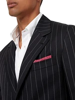 Super 150s Virgin Wool Wide Stripe Batavia Blazer