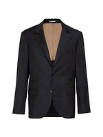 Super 150s Virgin Wool Four Season Batavia Twill Blazer