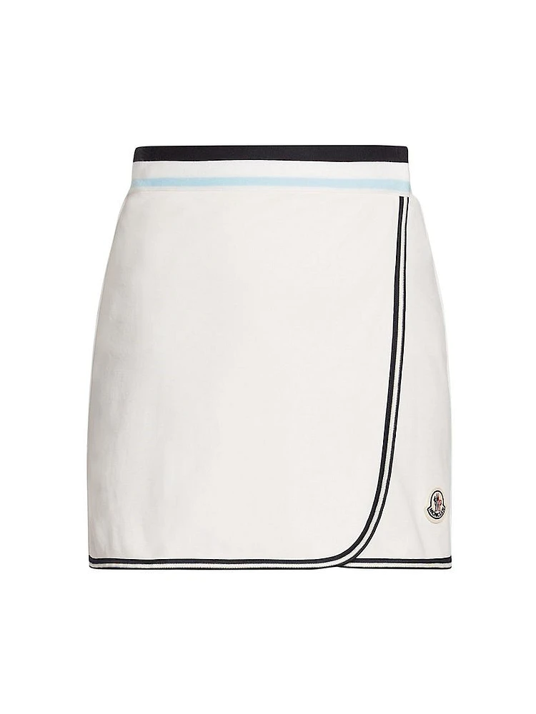 Logo Cotton Miniskirt