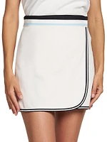 Logo Cotton Miniskirt