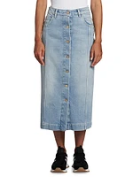 Denim Midi Skirt