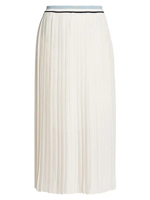 Pleated Maxi Skirt