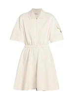 Logo Short-Sleeve Shirtdress