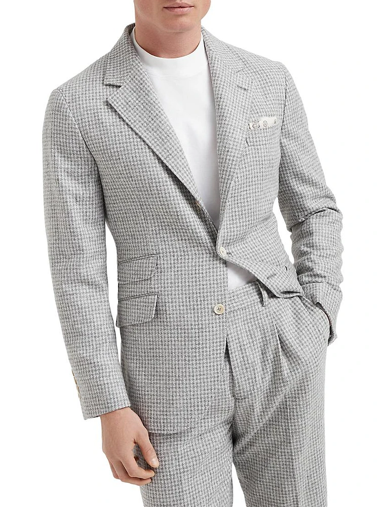 Houndstooth Deconstructed Cavallo Blazer