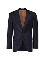 Virgin Wool Prince of Wales Blazer