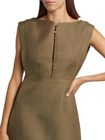 Grindale Cut Out Sleeveless Minidress