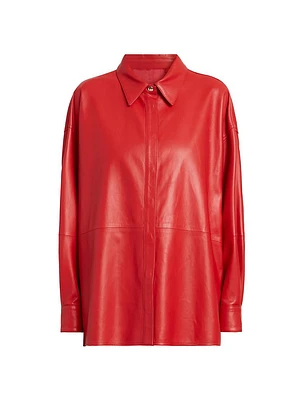 Leo Leather Shirt