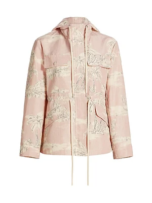 Marpe Palm Tree Cotton-Blend Parka