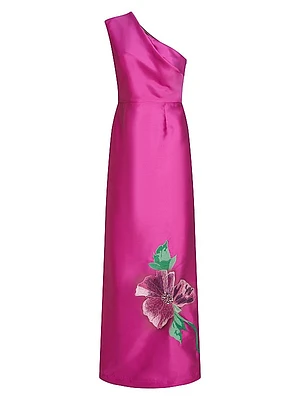 Irina Mikado Column Gown