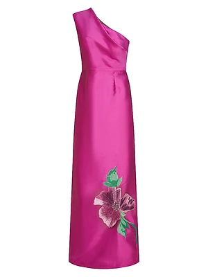 Irina Mikado Column Gown