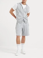 French Terry Double Cloth Bermuda Shorts