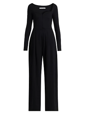 Sweetheart Neckline Jumpsuit