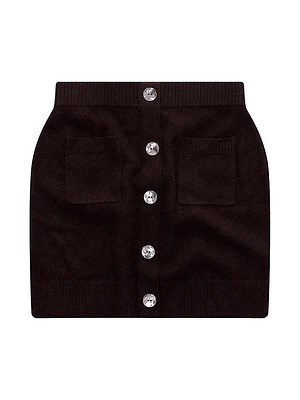 Marvin Knit Cashmere Miniskirt