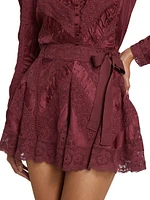 Shayda Rochelle Lace Miniskirt