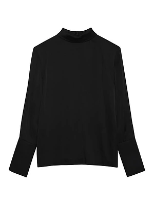 Josephine Silk-Blend Top