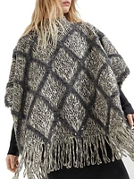 Wool and Alpaca Knit Poncho