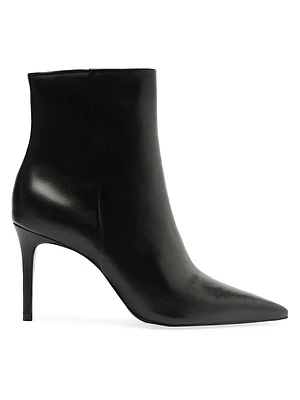 Mikki 85MM Leather Stiletto Booties