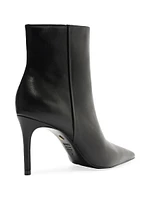 Mikki 85MM Leather Stiletto Booties