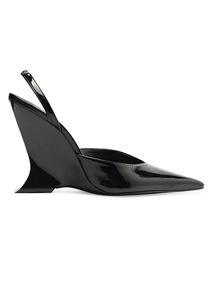 Siena 115MM Patent Leather Slingback Pumps
