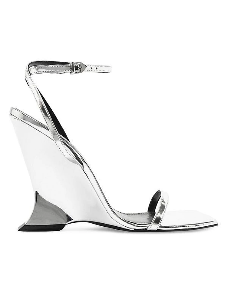 Siena 115MM Metallic Patent Leather Sandals